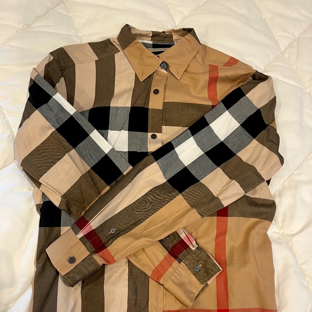 Burberry long sleeve button up
